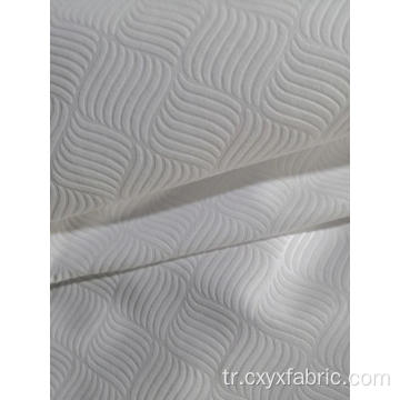 polyester beyaz ve katı mikrofiber kabartma kumaş